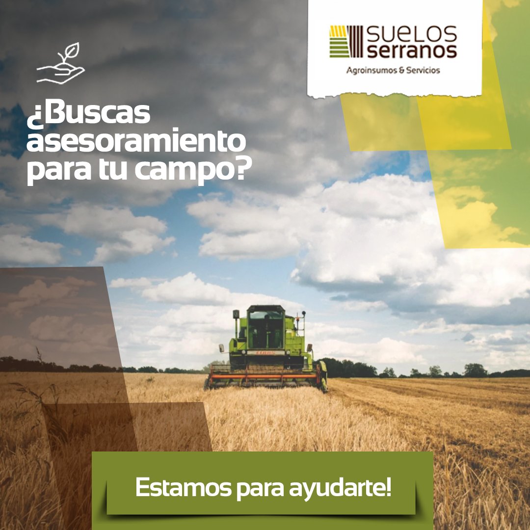 ¡Tu campo necesitan un PLAN! 🌱🚜
Nosotros te asesoramos y le damos el impulso que está necesitando! 

Comunicate con nosotros. 
ESTAMOS PARA VOS 🌱
#tandil y la zona.

📧 info@suelosserranos.com⁣⁣⁣⁣⁣⁣
📍 Colectora Luis M. Macaya 133.