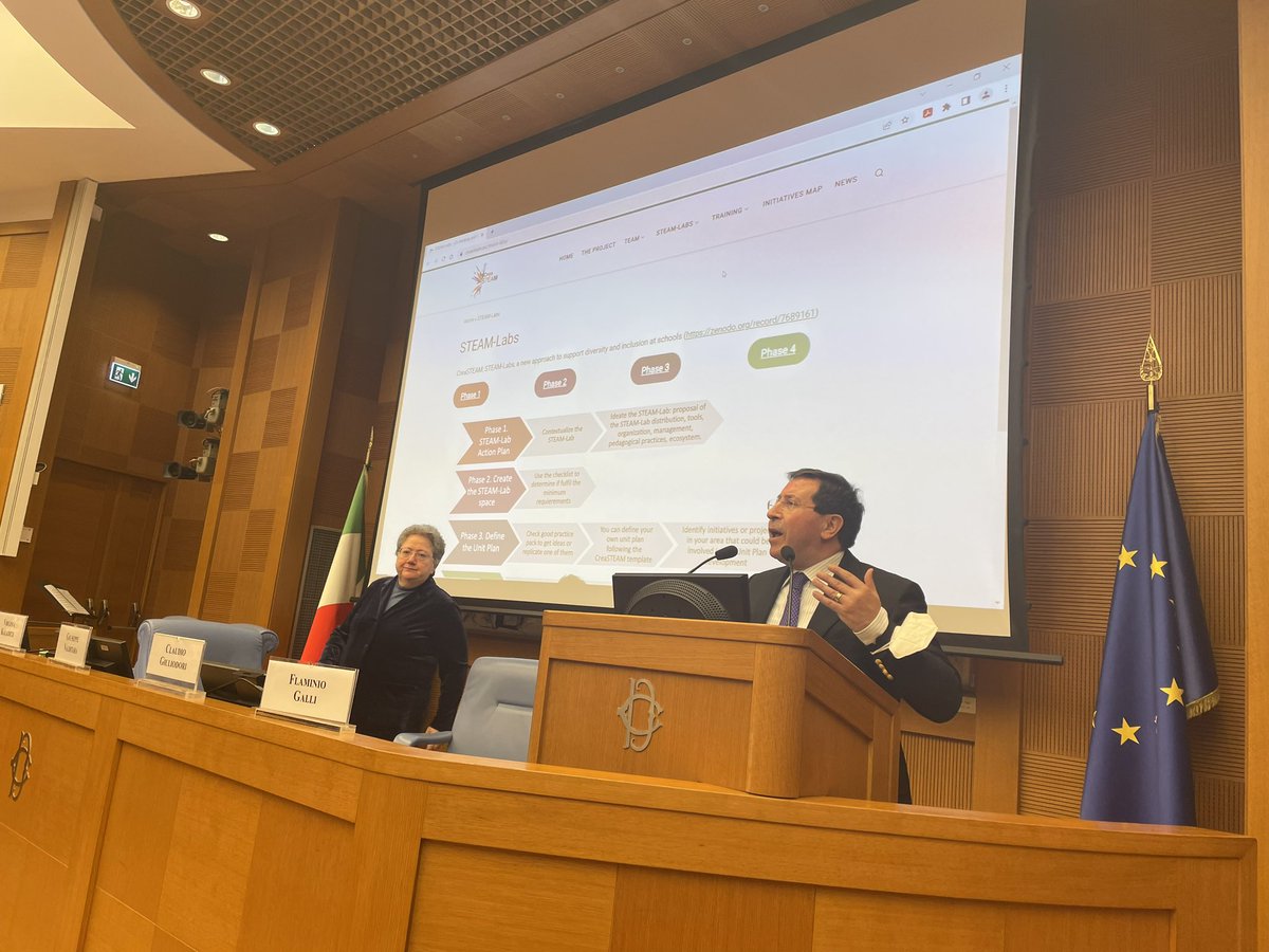 <a href="/CreaSTEAM_proj/">CreaSTEAM Project</a> <a href="/creasteam/">CreaSTEAM - Turkey</a> presentation in the Multiplier Event at Rome by <a href="/fidaeNazionale/">fidaeNazionale</a> and <a href="/LaSalleBCN/">La Salle BCN</a>