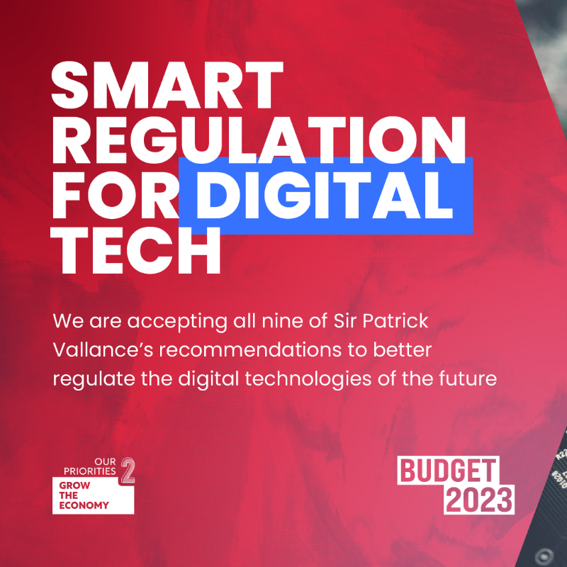 hmtreasury's tweet photo. We will accept the recommendations outlined in @uksciencechief's report on regulating emerging technologies, such as AI.

This will help to grow our economy, create new jobs &amp; generate investment in new industries, whilst protecting consumers &amp; businesses.