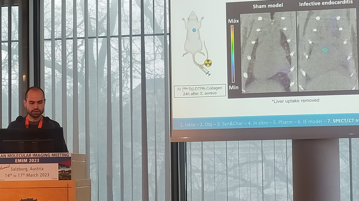 ESMI_society's tweet photo. The Imaging of Infection session has ended with the presentation of the chair of the @ySMIN_spain. It was an amazing display of science from all the speakers. Thanks! https://t.co/9ZfLgjsg9i