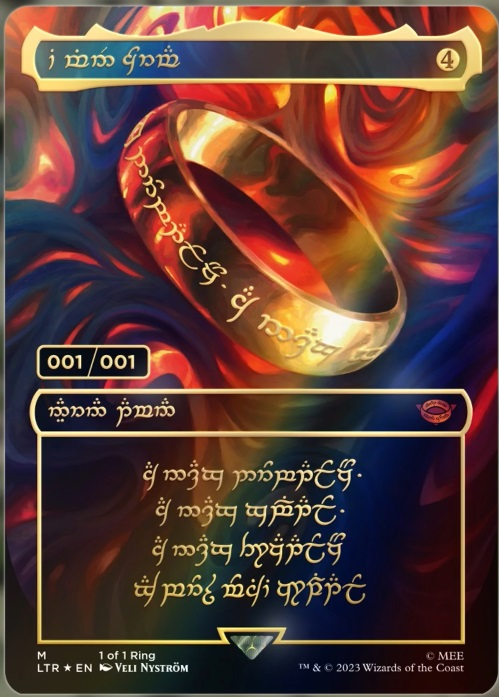 Voilà de quoi marquer l'histoire de Magic.

Un seul exemplaire de cette carte dans le monde.

La folie.