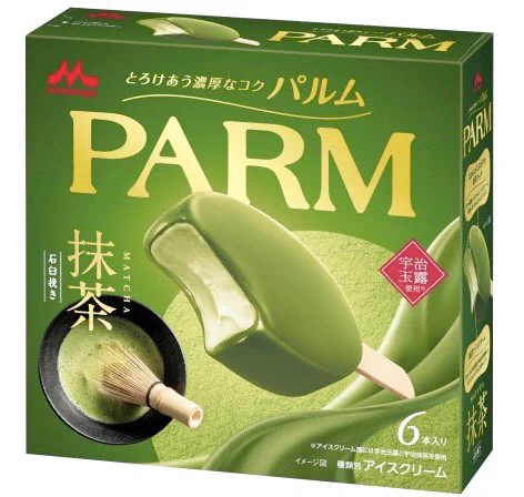 「PARM(パルム)  」の抹茶バージョンのアイスが新発売‼