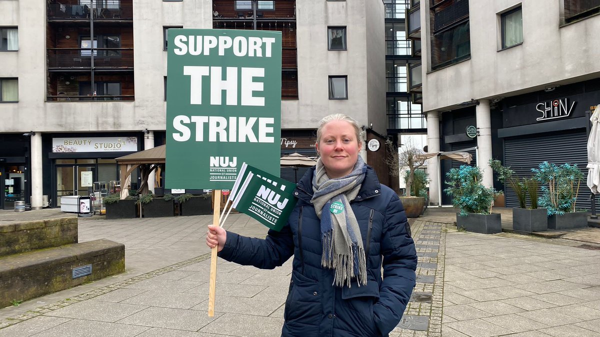 Walked out with my colleagues in support of local radio. #NUJBBCStrike #KeepBBCLocalRadioLocal <a href="/NUJofficial/">NUJ</a> <a href="/BBCCWR/">BBC Coventry & Warwickshire</a>
