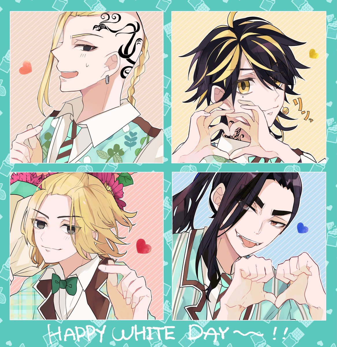 happy white day🧩リベ!💙
(大遅刻)

#東卍FA 