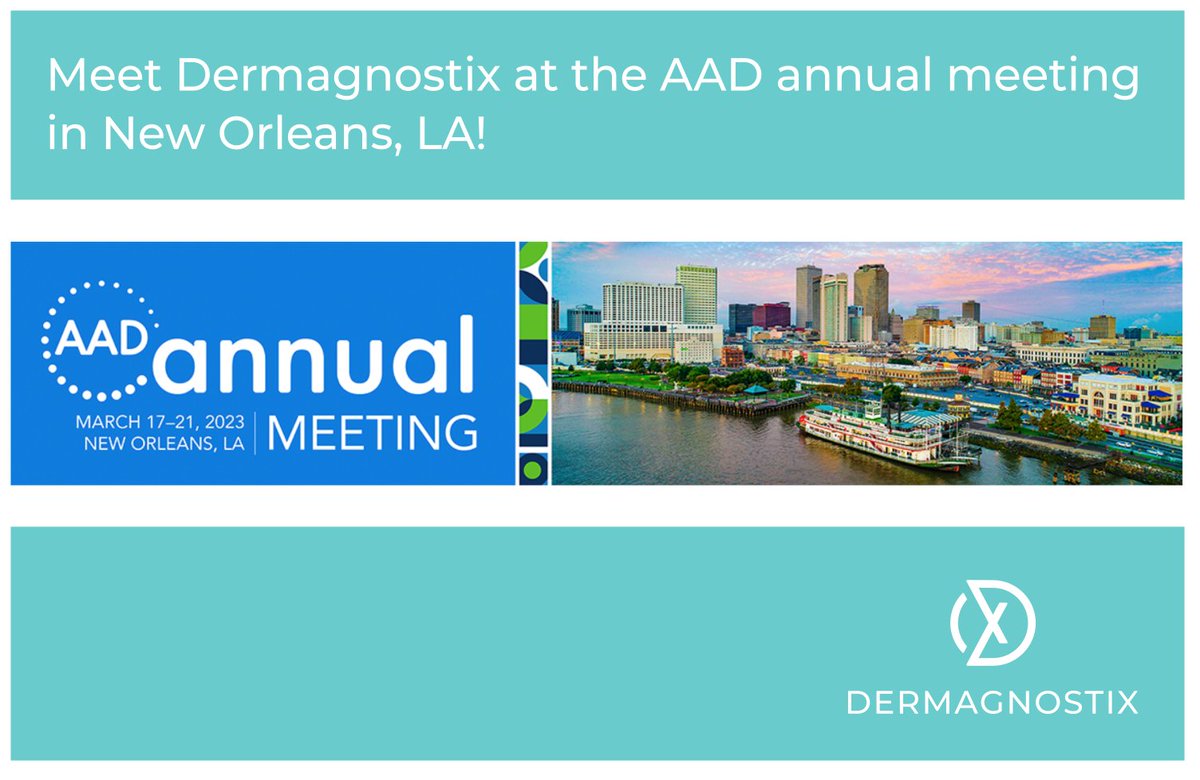 #Dermagnostix is thrilled to be attending #AAD for the first time and introducing our microfluidics-based molecular diagnostic platform (Analyzer) and first commercial test, PsorX LabDisk (CE-IVD). 
Stop by booth #3852 for a demonstration and to learn more.
#media #investors