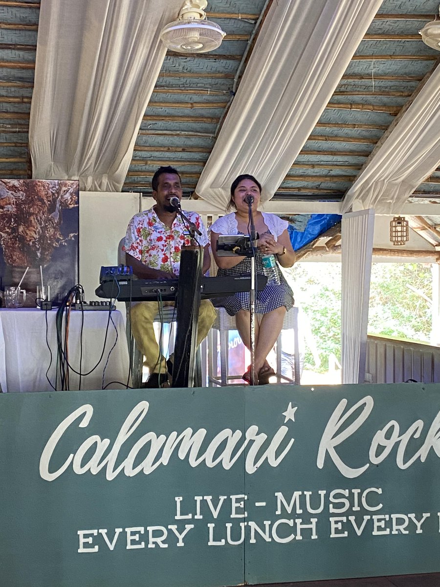 CalamariBB's tweet photo. Make memories with your loved ones on our dance floor at @calamaribb. Let our talented musicians entertain you over lunch or dinner every day of the week. 

We're open everyday from 12 noon to 11:00 pm.

WhatsApp 7350075105 to make a reservation
.
.
#Calamaribatheandbinge https://t.co/NNC3w1zqBp