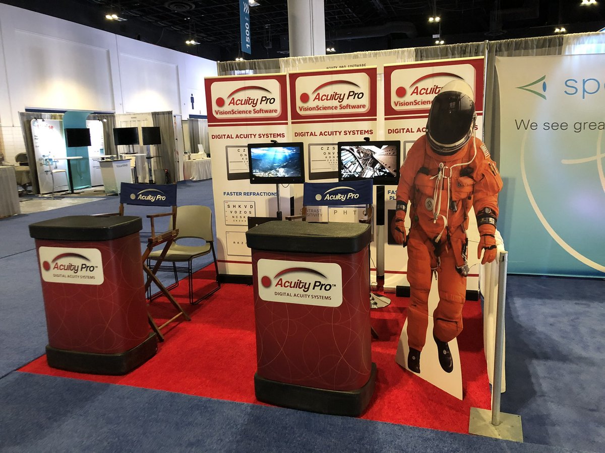 redlinesky's tweet photo. Off to #vee 2023 in #nyc. Acuity Pro Digital Acuity Systems for faster and more accurate refractions! https://t.co/kYGlMDYS13