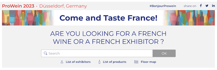 Frankrijk is op #ProWein in Düsseldorf (19 t/m 21 maart) vertegenwoordigd met 500 bedrijven; wijn, gedistilleerd, bier en cider. Hier een paar handige tips om je weg te vinden: Proef Frankrijk op ProWein wino.sjakes.com/2023/03/15/pro…