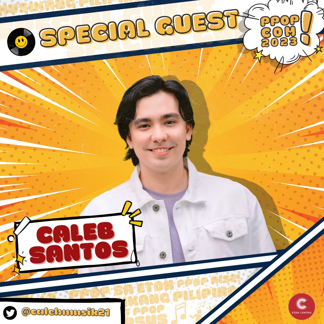 ppop_com's tweet photo. I NEED YOU MORE TODAY but also on Sunday!
Get ready to be in love with @calebmusik21 as he performs at the #PPOPCOM2023!
Don't miss the fun at the #PPOPCOMsaETON
#PPOPRise https://t.co/ahjeo2Alau