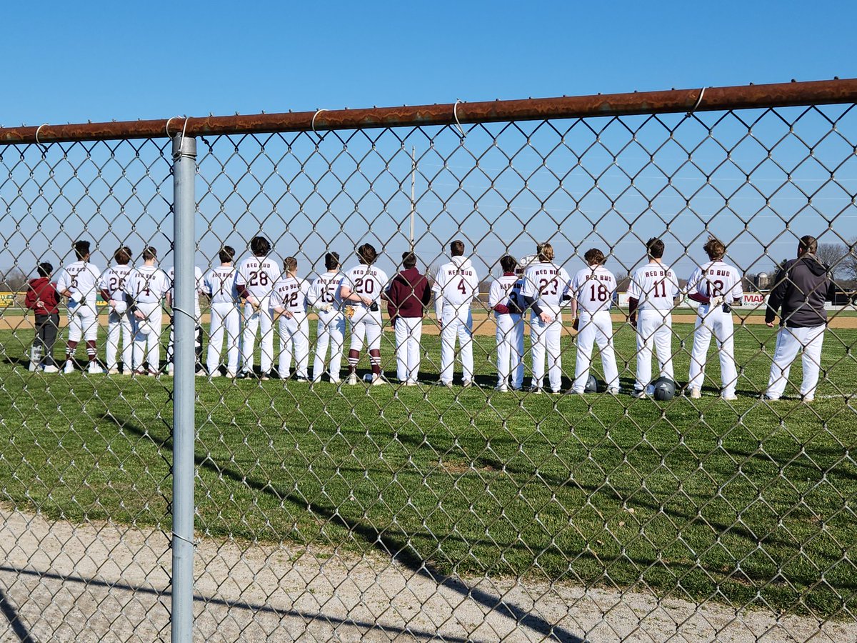 Congrats RBHS Baseball on the win over Valmeyer last night. Looking forward to seeing what these boys can do this season. #RedBud132