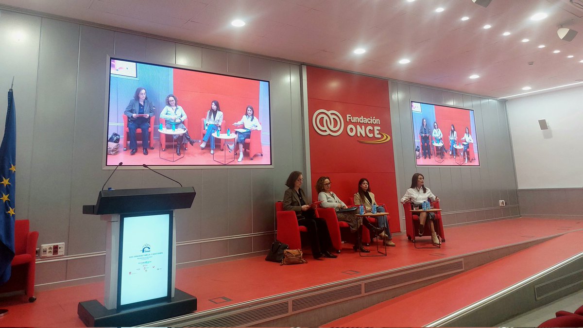 PlataformFERMAD's tweet photo. #XXXJornadasFERMAD
#RompamosEstigmas 
Comenzamos la mesa 2 en la @Fundacion_ONCE

https://t.co/LvGnEfi1Ti

@SanBlasC @Apoyopositivo @madridsalud @MADRID https://t.co/3ObPp7N4ih