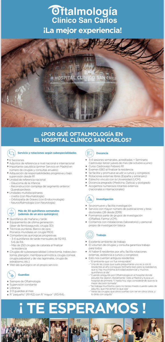 Oftalmología Clínico San Carlos tweet media