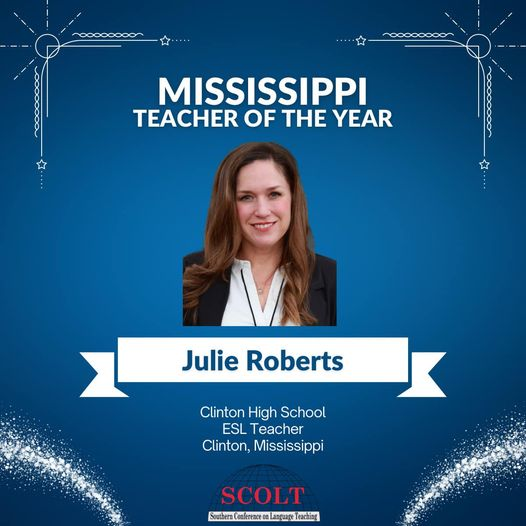 Congratulations, Julie! We are so fortunate to have you serve on the AMTESOL board! <a href="/juro896/">Julie Roberts</a>
