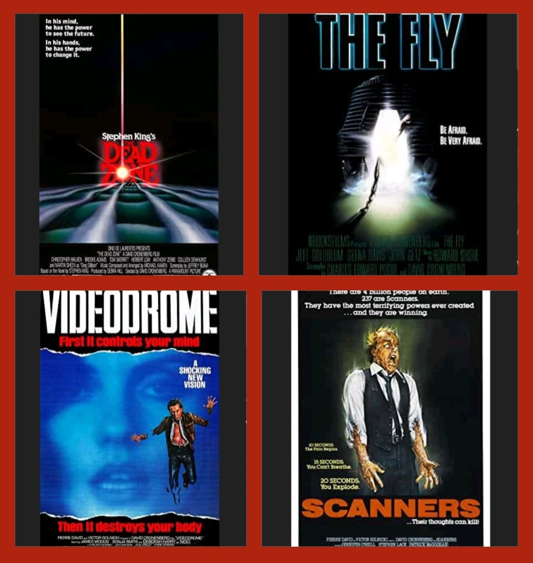 #MorningMovieQuestion 

Favorite David Cronenberg scifi movie?

#movies #FilmTwitter #DavidCronenberg #scifi
#wednesdaythought 
#Videodrome #TheDeadZone
#TheFly #Scanners