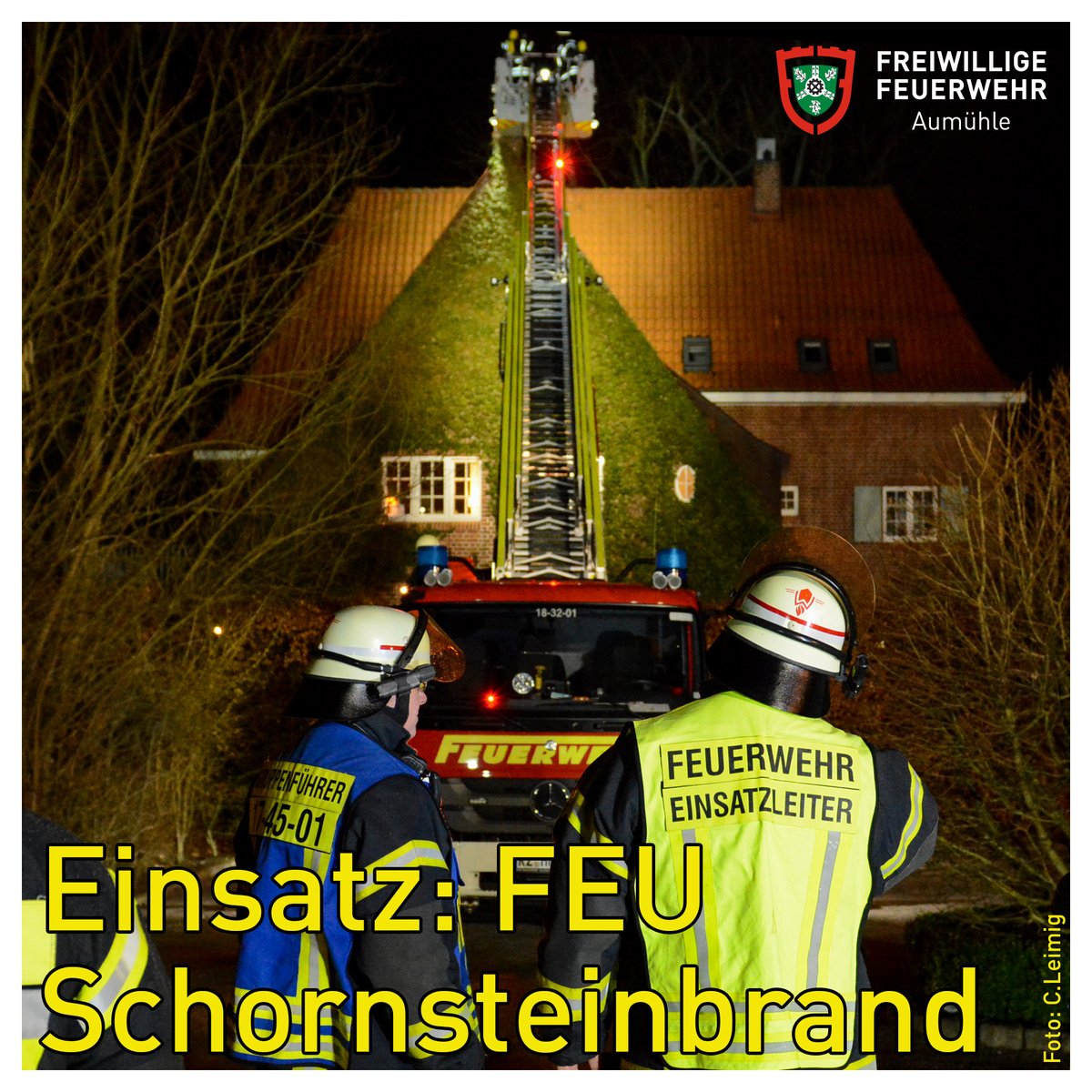 🚒 #EinsatzFw Nr. 015/2023
📅 14.03.2023
⏰ 20:43 Uhr
🚨 FEU - Schornsteinbrand
🚩 Eichenallee, Wohltorf
🔴 Freiwillige Feuerwehr #Wohltorf &amp; #Wentorf bei Hamburg 
⚪️ Rettungsdienst
⚫ Schornsteinfeger
----
💻 Einsatzbericht: t1p.de/xhr42
#feuerwehr #aumühle