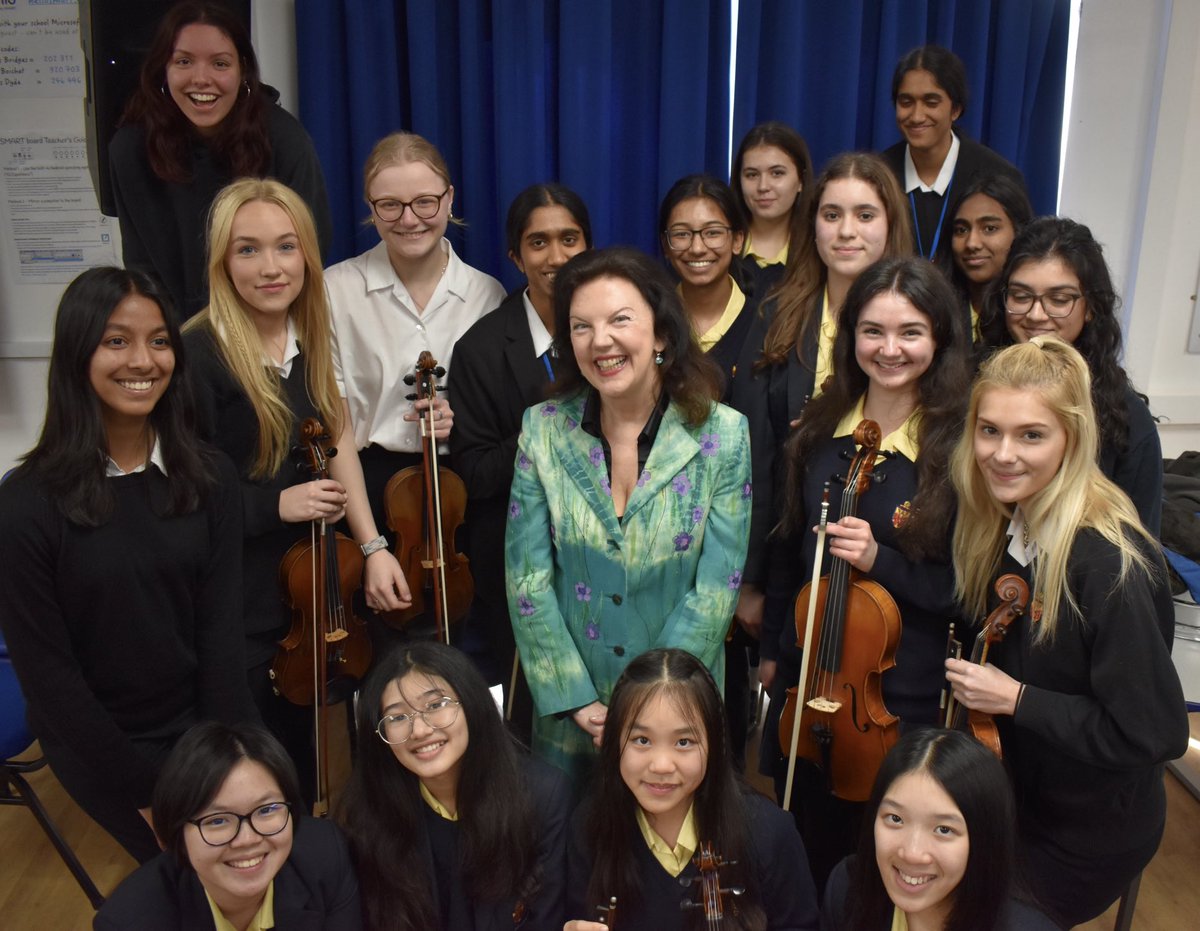 Huge thanks to Tasmin Little for sharing her expertise and lifelong experience as an international violinist and congratulations to all those who took part you were brilliant! Bravo 👏 #livemusic #girlpower #sheerbrilliance