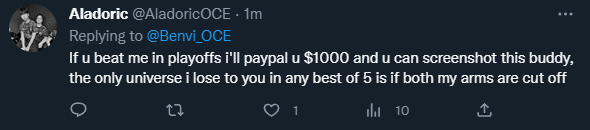 Also <a href="/AladoricOCE/">Aladoric</a> you wanna pay up big man? XD <a href="/Benvi_OCE/">VKS Benvi</a>