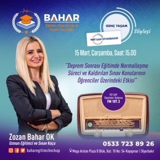 diyarbakirradyo's tweet photo. Uzman Eğitimci ve Sınav Koçu Zozan Bahar Ok ile deprem sonrası eğitimde normalleşme süreci ve kaldırılan sınav konularının öğrenciler üzerine etkisinden söz edeceğiz. 

Canlı Yayın ⤵

🌐 https://t.co/FJSpiUyG51
📻 https://t.co/Q3DktuUD4d https://t.co/Rzr1jrkocY