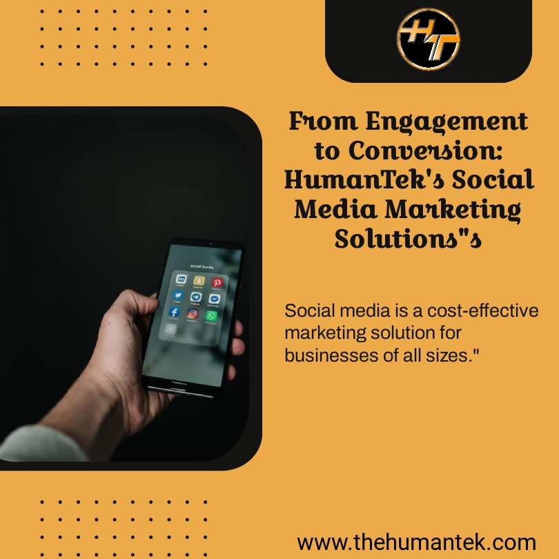 MuneebArif01's tweet photo. Social media marketing is essential for businesses to connect with their audience and increase brand awareness. #HumanTek's expertise in tailored strategies, campaign management, and analytics reporting can help businesses reach a wider audience and ultimately grow their business https://t.co/8wFWTpBJbD