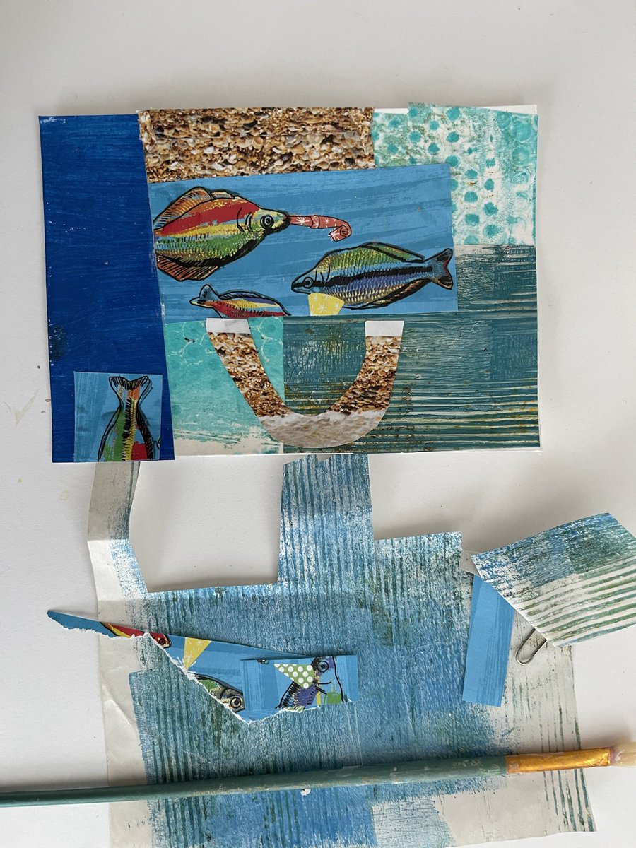 And on I go, with my #100dayproject #collageart - watch out for my next YouTube video where I’ll  be talking about it and doing a demo- better still subscribe then you don’t miss it! youtube.com/@LizAckerley