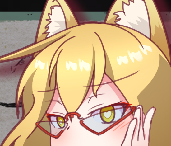 今週の記事用の画像をチラ見せ…! 今週は、ちょっと見た目が違う妖狐さんが登場予定です! 