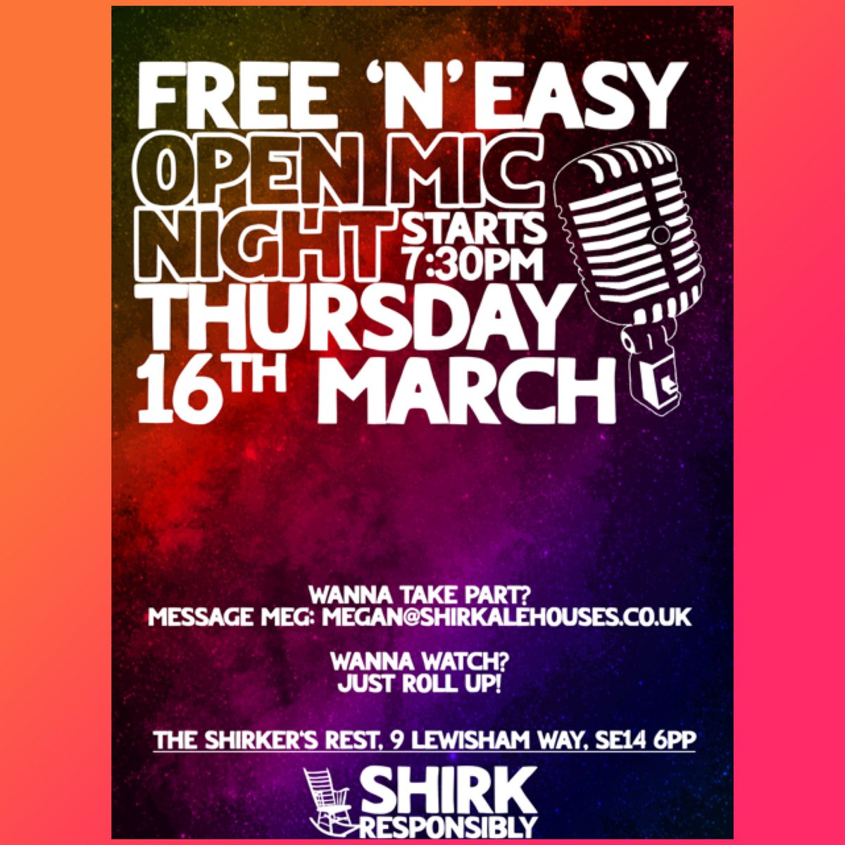 TheShirkersRest's tweet photo. Is it too early to call our Open Mic Night “legendary”?
Possibly, but they are amazing.
Come down on Thursday and see for yourself. FREE ENTRY.
#FreeNEasy https://t.co/r7GrwQdGYx