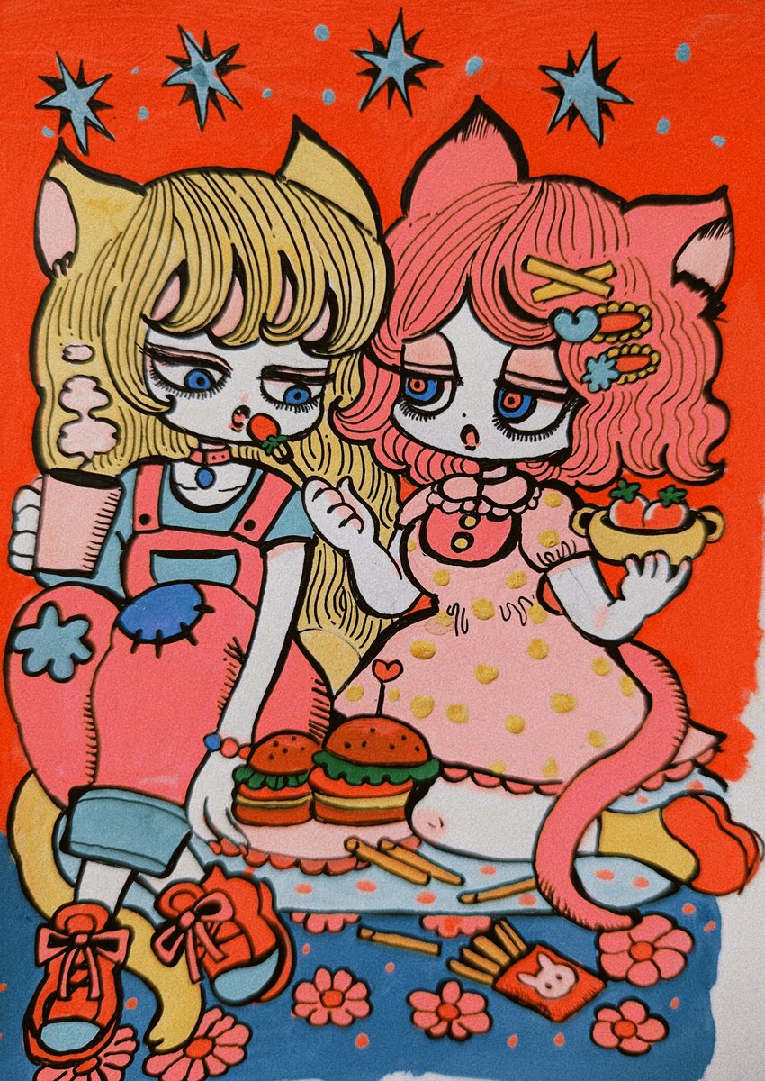「ピクニック 」|シウ 【画集が発売されました！】のイラスト