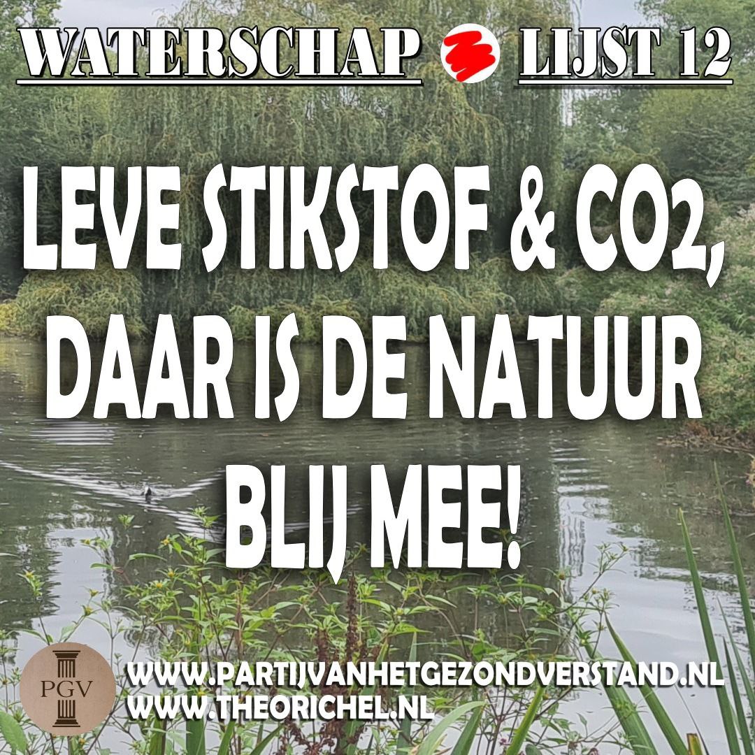 Ga stemmen en kies voor gezond verstand in het waterschap van Zeeland! #Lijst12!