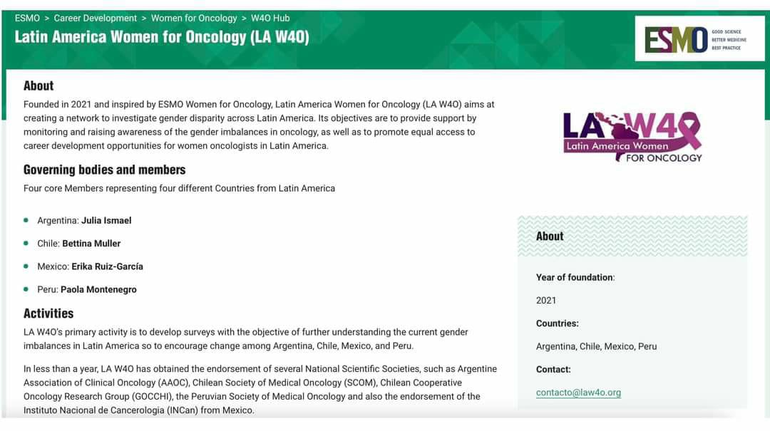 Betzabe100's tweet photo. De una larga espera y trabajo, se consolida un sueño latinoamericano para las mujeres en oncología. https://t.co/NrNy4krK8A 
Quien se quiera unir a esta iniciativa, favor de escribir a contacto@law4o.org @juliaismael4 @myESMO #genderequity #EmbraceEquity https://t.co/nVVUPomo8J