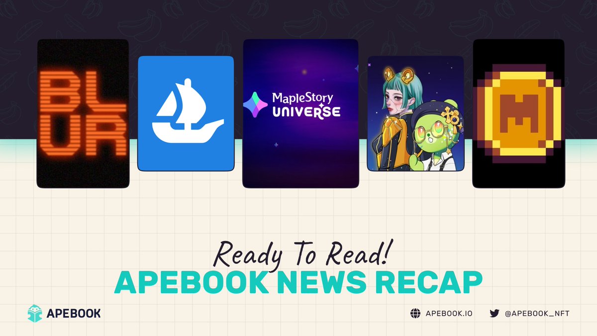 Introducing: Apebook News Recap

Can't Keep track of what's happening in the NFT space? We are here for you!

Recap thread🧵👇(March 15, 2023)