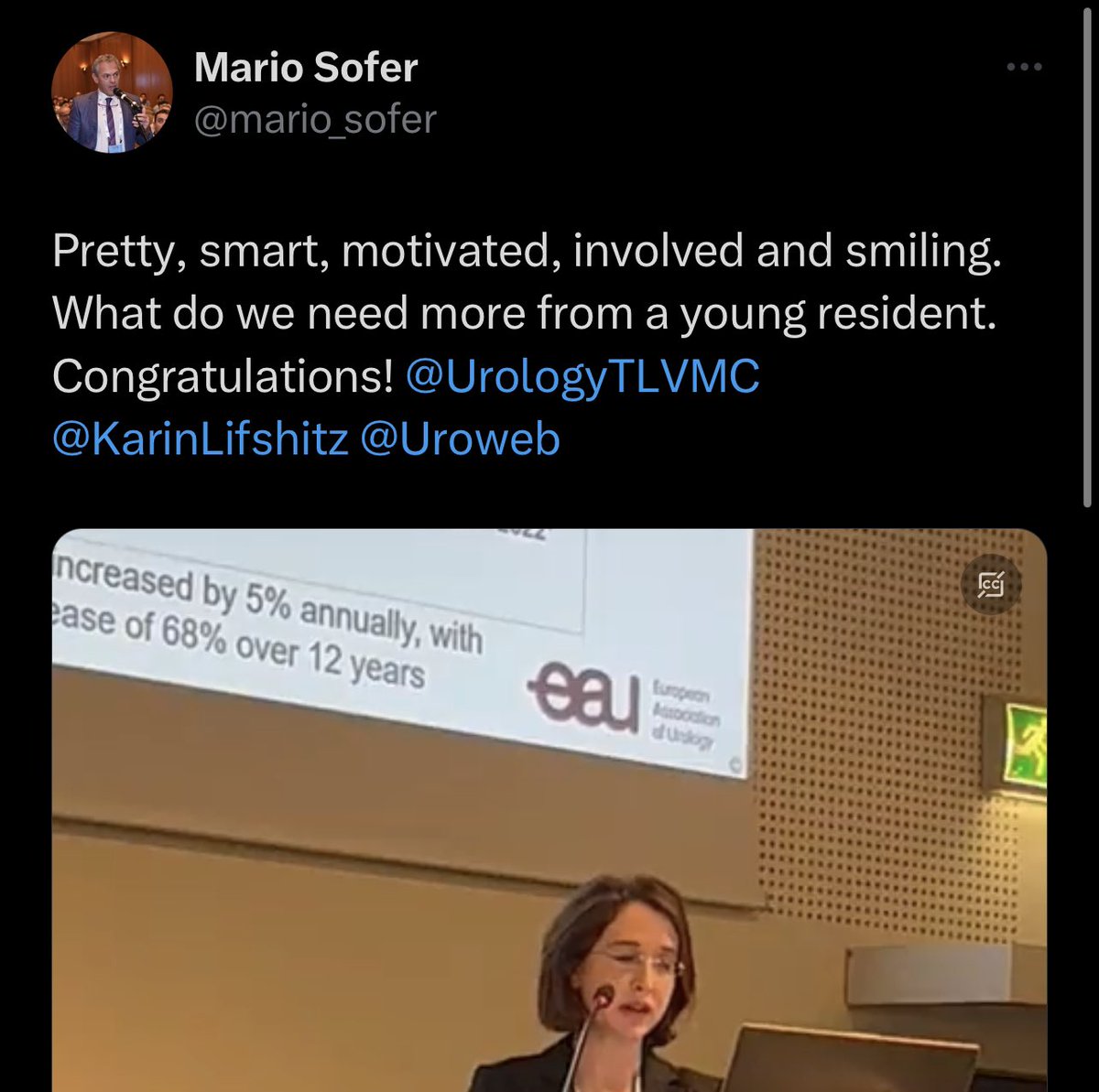 Dr. Jeff (@pedsdrjeff) on Twitter photo <a href="/mario_sofer/">Mario Sofer</a> <a href="/UrologyTLVMC/">TLVMC Department of Urology</a> <a href="/KarinLifshitz/">Karin Lifshitz, MD</a> <a href="/Uroweb/">European Association of Urology (EAU)</a> Look at the difference between your post about your male trainee vs a female one <a href="/mario_sofer/">Mario Sofer</a> <a href="/UrologyTLVMC/">TLVMC Department of Urology</a> <a href="/KarinLifshitz/">Karin Lifshitz, MD</a> <a href="/Uroweb/">European Association of Urology (EAU)</a> Look at the difference between your post about your male trainee vs a female one