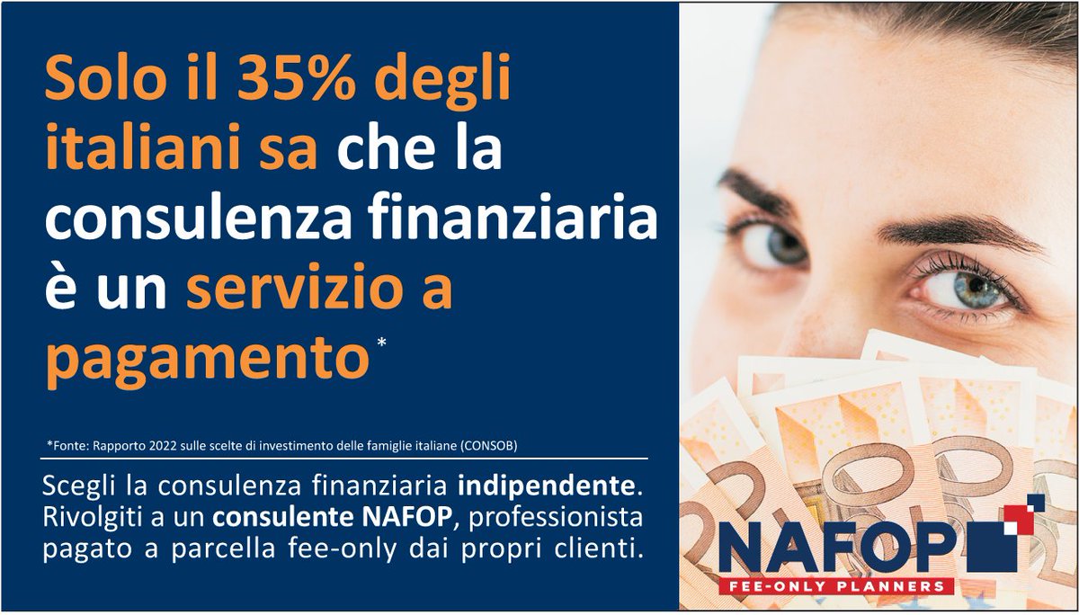 Per #consulenzafinanziaria nella vignetta si intende i costi 'nascosti' che pagate magari da decenni negli #investimenti che avete nelle #banche ma che pensate di NON pagare in quanto il consulente vi risponde che lui non vi costa nulla... 
continua nel primo commento