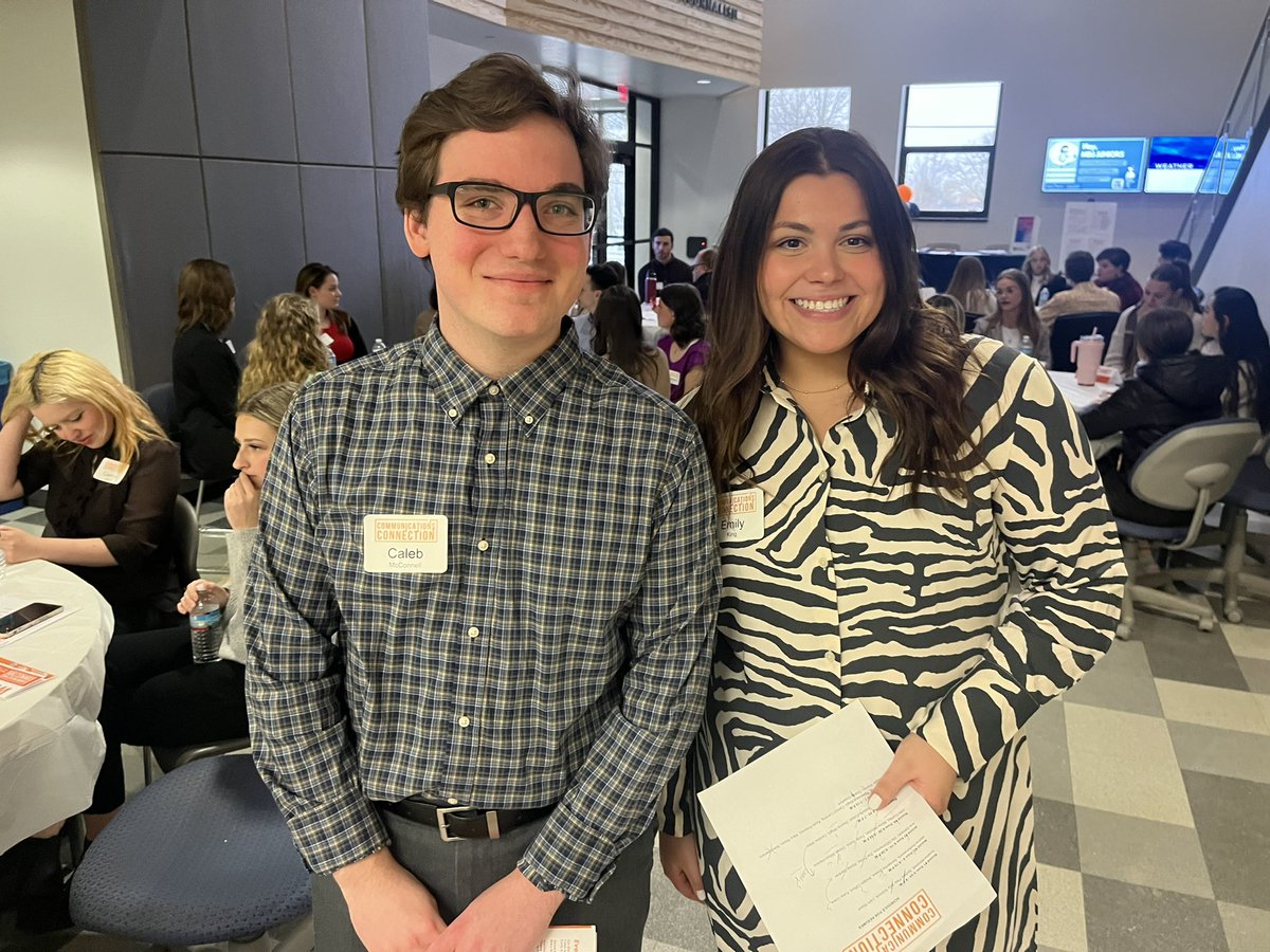 prssakent's tweet photo. W🤯W! The Communications Connection event could not have been more successful. 

We want to give a special thanks to our inspiring professionals, and the students who joined us this evening. 💙

Not pictured: Alyssa McQuillen💙

#publicrelations #advertising #commconn #prssa https://t.co/SSAr3A8GEQ