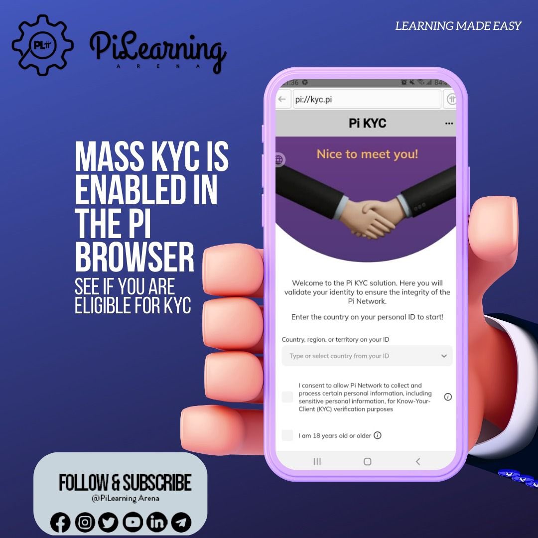 DucThu82's tweet image. In lieu of the 4th anniversary of Pi Network, the @PiCoreTeam released some new updates.
Most importantly, the Pi Mass KYC is released, open the Pi Browser to see if you&apos;re eligible.

#EnclosedMainnet
#PiTransaction
#PiNetwork
#PiLearningArena

Learning Made Easy•