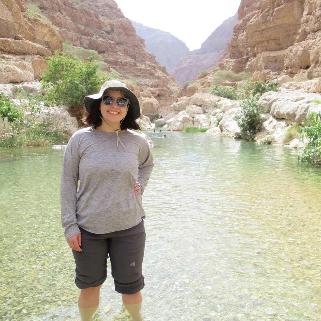 Meet @HoriskKatie, an EESI Fogel Fund recipient pursuing a Ph.D. in geosciences & working with @sjivory. Her project is titled “Assessing changes in moisture availability in Dhofar, Oman from the mid-Holocene to present: compound-specific stable isotopes from a novel archive.”