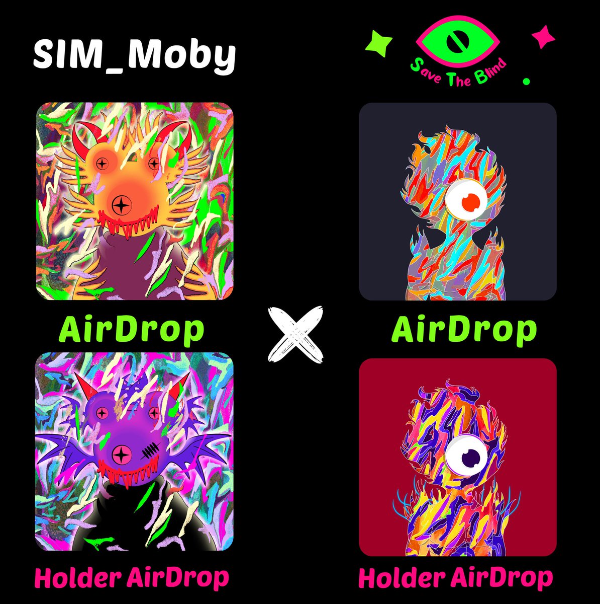 Sim_moby's tweet photo. I L O V E Y O U 4 0 0 0
특별한 콜라보작품 #NFTAirdrop 이벤트
✨심모비 X 세더블✨
@Sim_moby x @save_the_blind
🏆 전체대상 x1
🏆 연옥홀더대상 x1
1. FOLLOW @SIM_Moby
2. RT + Tag 3
3. #심모비 삼행시😆
⏲️ ~ 3.19
#NFTgiveaway
✨아래 댓글에 세더블 작가님 에어드랍 이벤트 참여 GO https://t.co/AwijMUcKdS