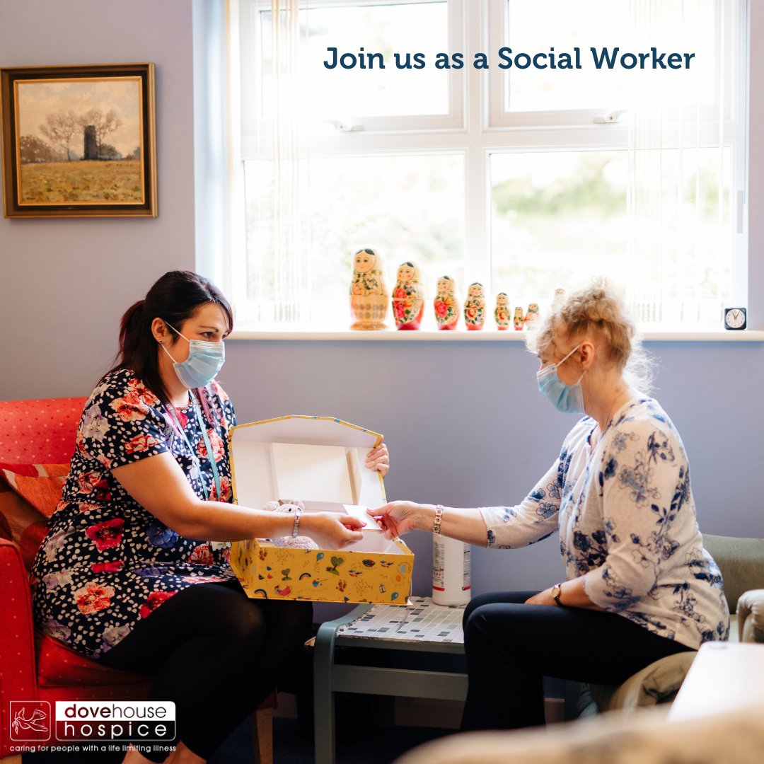 Dove_House's tweet photo. We're hiring a Social Worker to work in our Family Support Team. 👪

This is a unique opportunity to help your local community by providing specialist palliative care social work for hospice service users. 

📣CLOSES SOON: 17th March📣

👉Find out more: https://t.co/A41kdq54wD https://t.co/UWHif83dk3