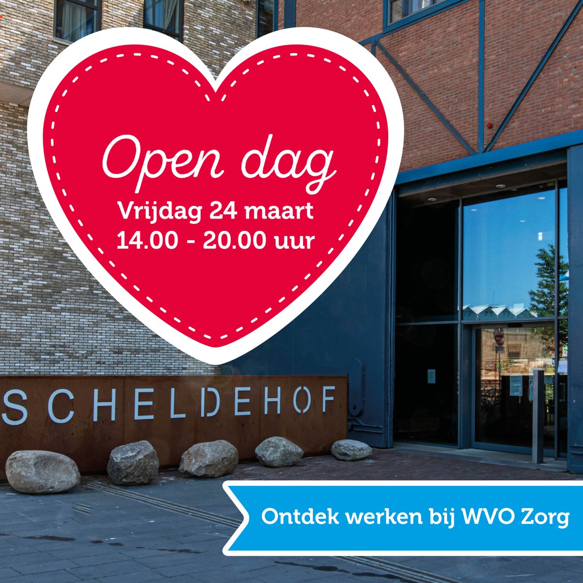 Ontdek werken bij WVO Zorg!💙❤️

Benieuwd naar de mogelijkheden op het gebied van werken en leren bij WVO Zorg? Kom dan naar onze open dag op locatie Scheldehof!

Bekijk hier het programma: bit.ly/3ZAaSqX.

#werken #opendag  #vlissingen