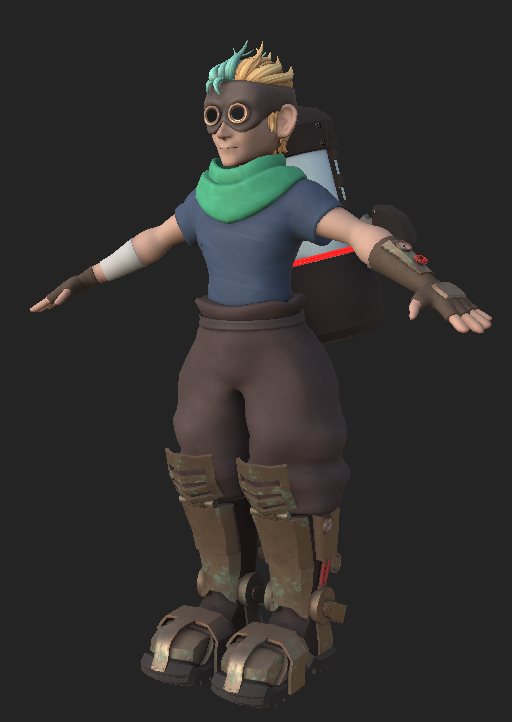 RutileGames's tweet photo. Waulter's textures are done! Now to start rigging...💀
#3dmodeling #3dart #indiedev #gamedev #Blender3d #characterdesign https://t.co/3fOtbjaOkG