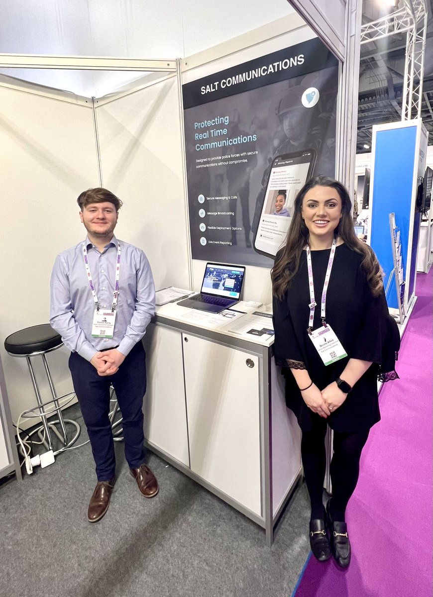 saltcontrol's tweet image. Day 2 at #SecurityandPolicing 2023, come see us at come see us at the ADS Group Ltd NI Pavilion. 

Many great conversations so far around Secure Policing Communications. 

#SecurityandPolicing2023 #UKCyber #Securecommunications #Homeoffice #Policing