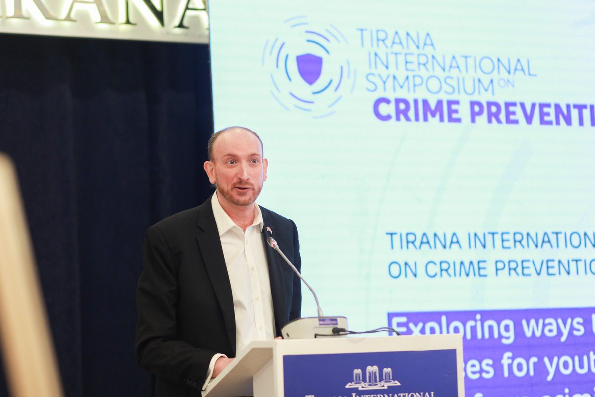 raysalbania's tweet photo. The Tirana International Symposium on Crime Prevention kicked off  2day gathering experts, reserchers, policymakers Civil Society &amp; Academia  2 share best practices 2 divert youth from SOC &amp; Irregular migration #UKandAL #TISCP https://t.co/TyJmofIZSm