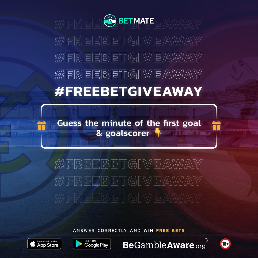 betmate_app's tweet image. 𝗙𝗥𝗘𝗘𝗕𝗘𝗧 𝗚𝗜𝗩𝗘𝗔𝗪𝗔𝗬 🎁

⚪️ REAL MADRID vs LIVERPOOL 🔴

GUESS THE MINUTE OF THE FIRST GOAL &amp;amp; WHICH PLAYER WILL SCORE IT!

The closest minute WINS a £5 FREE bet
If you guess the scorer too then win a £10 FREE bet

REPLY ⬇️ AND RT♻️

*MUST FOLLOW US

🔞 18+ #RMALIV #UCL