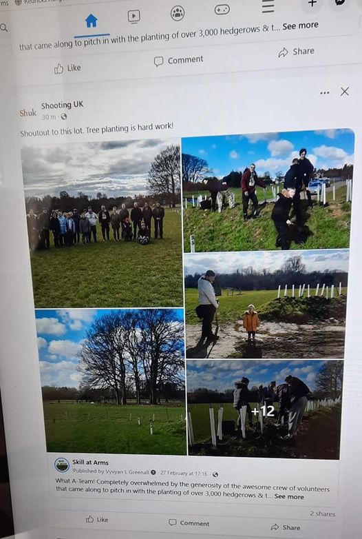 RangesRedricks's tweet photo. Recognition for the Amazing work you guys did as part of the Queens Canopy from Shooting UK!!! Go Redricks Ranges!!! #skillatarms #redricksranges #gift #present #treat #giftidea #queen #daytrip #tree #family #love #queenscanopy #joy #smile #happy #gun #cod #battlefield #fortnite https://t.co/EG16ttxnq1