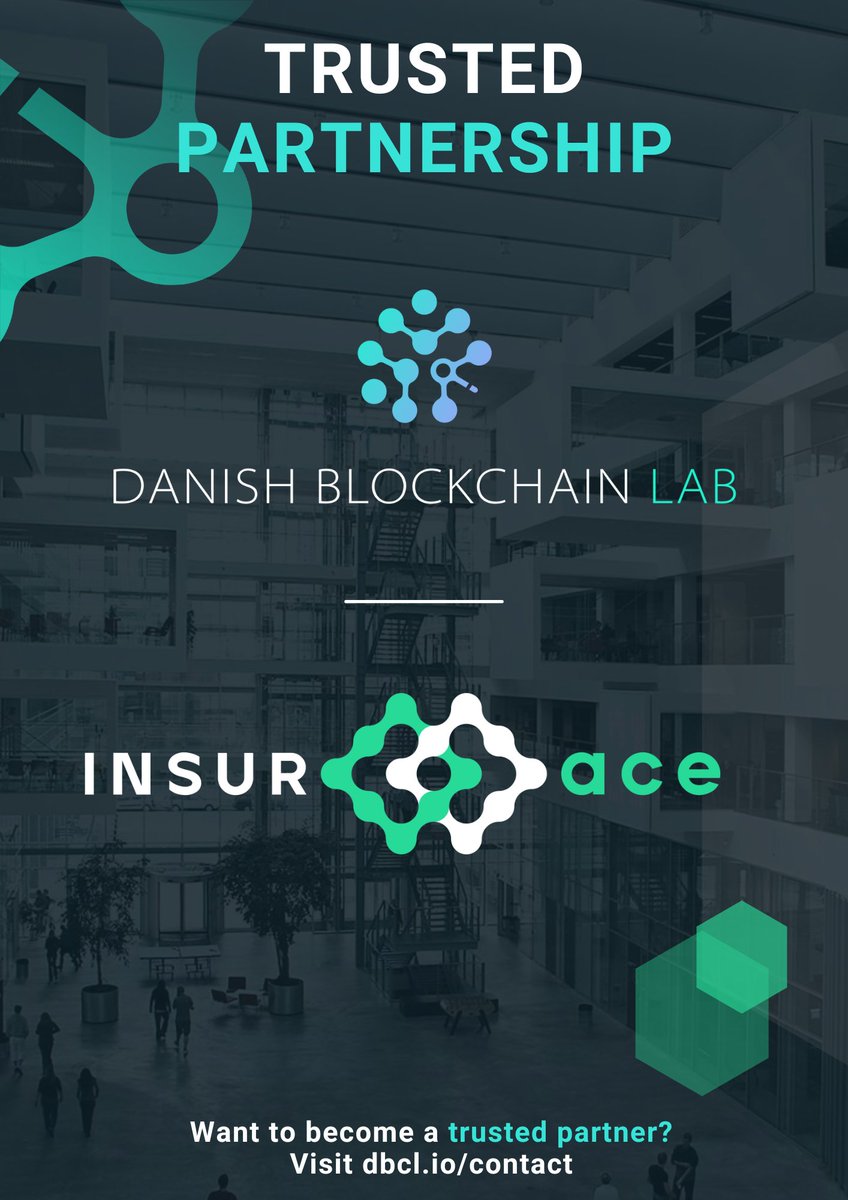 DKBlockchainLab's tweet photo. We are thrilled to announce our new #collaboration with @InsurAce_io . At Danish Blockchain Lab, we strongly believe in the value of partnerships, based on expertise in different areas which can be combined, and that's exactly what we found with https://t.co/5n113EDlbg! https://t.co/hbTgR3L7gp
