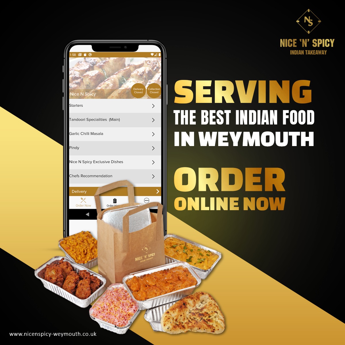 NiceN_Spicy's tweet photo. Tired of eating the same thing every day? Well then sit back and relax, because we got you covered! 🥳

Our menu has something to suit everyone's mood, appetite, and budget!😋👅

Order online now! 📲  https://t.co/pKHkXyhyyc

#nicenspice #fastdeliveryservice #bestfood #catering https://t.co/M1vzuV2K4s