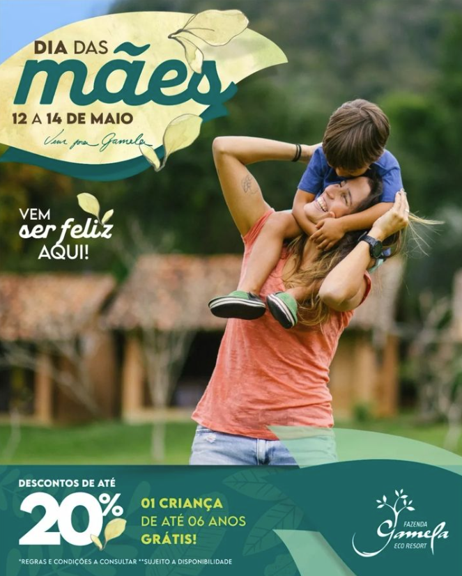 GamelaResort's tweet photo. Celebre o amor incondicional da sua mãe no melhor Hotel Fazenda do Rio! Surpreenda-a com uma experiência única em meio à natureza, onde ela poderá relaxar, se divertir e criar memórias inesquecíveis com a família. 

https://t.co/TiklFEr0sk
#hotelfazenda #resort #resorts #gamela https://t.co/wgu2py6jC3