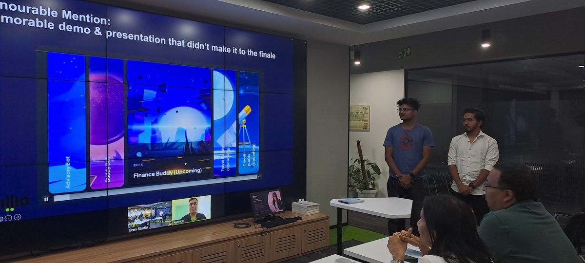 Brillio (@BrillioGlobal) on Twitter photo 2023-03-15 12:01:45 Our Hack O'Holics event has finally come to an end. Our teams from India, the US, Romania, and Beirut came together in our Bren Optimus office to compete and design innovative solutions to a real-world problem, leveraging GPT-3. Join us in congratulating the winners! #Hackathon Our Hack O'Holics event has finally come to an end. Our teams from India, the US, Romania, and Beirut came together in our Bren Optimus office to compete and design innovative solutions to a real-world problem, leveraging GPT-3. Join us in congratulating the winners! #Hackathon