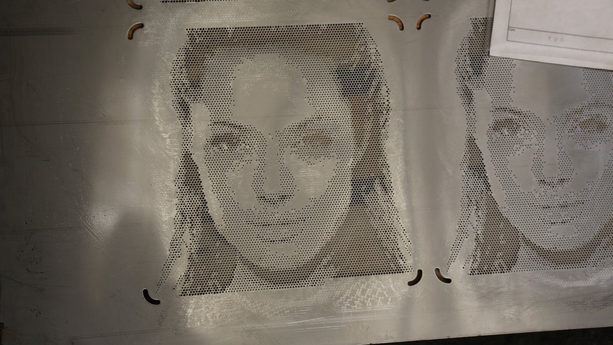 Graepels's tweet photo. Who's your favourite actor/actress?
This is one of our favourites! An image of the oscar-winning actress is brought to life through #PicturePerf.
#Graepels #PerforatedMetal #PerforatedSheet #MetalDesign #AngelinaJolie #MetalArt #Actress https://t.co/pDrwNgEYJe