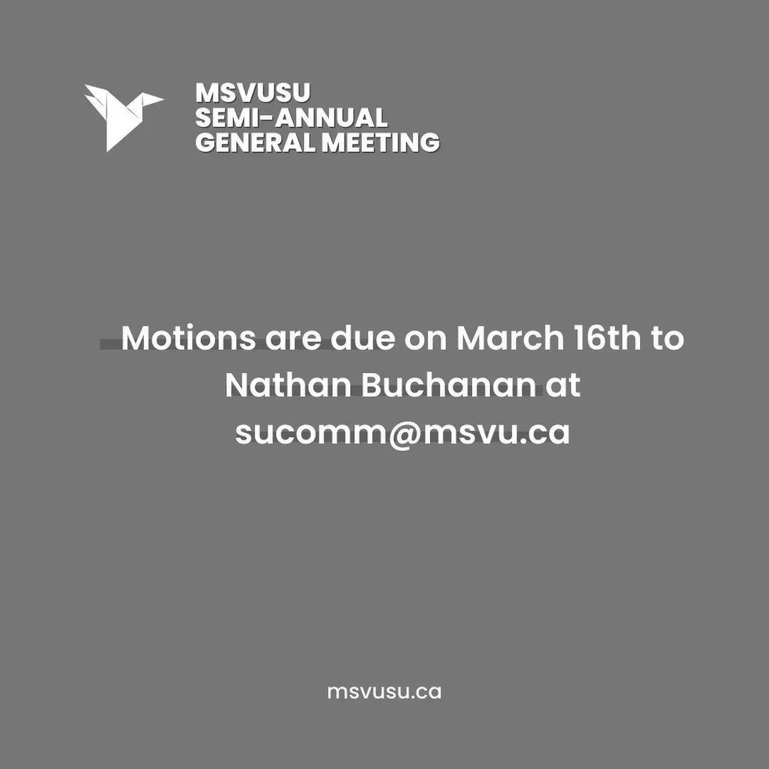 MSVU Students' Union tweet media