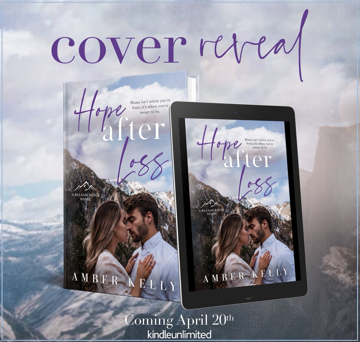 HOPE AFTER LOSS by Amber Kelly releases on April 20th! We are thrilled to share the cover with you! Pre-order Your Copy Today! mybook.to/hopeafterloss
